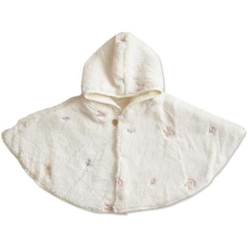 SONARIN Warm Baby Hooded Cloak,Toddler Poncho Cape Shawl Snowsuit Winter Outfit Snow Jacket Coat for Boys Girls 1-3 Years