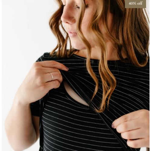 'Rachel' Bamboo Blend Nursing Friendly Dress FINAL SALE – The Main Street Exchange
