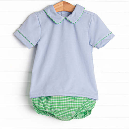 Greenscape Garden Boy Diaper Set, Green – Stitchy Fish