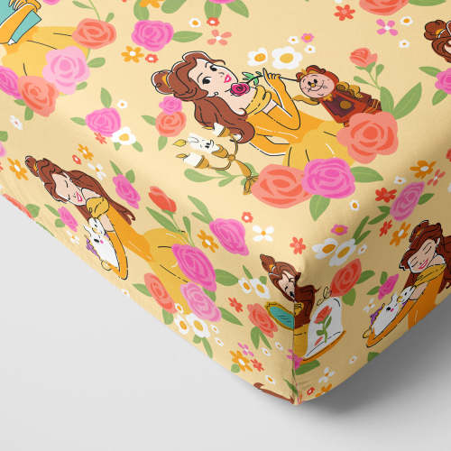 Disney Princess Belle Fitted Crib Sheet – Little Sleepies