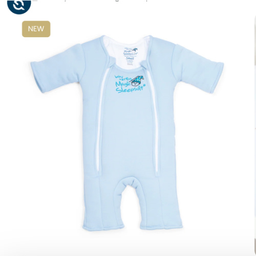 Blue Baby Merlin’s Magic Sleepsuit – 100% Cotton for Better Baby Sleep