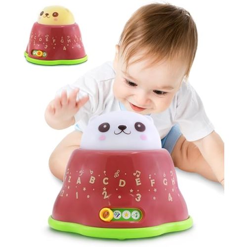 BEST LEARNING Whack and Learn Mole - Educational Interactive Light-Up Toy for Infants Babies Toddlers for 6 Month and up - First Baby Boy or Baby Girl Birthday Gift