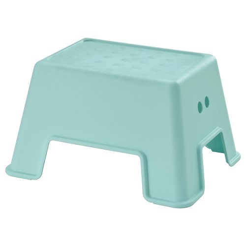 BOLMEN Step stool - light turquoise