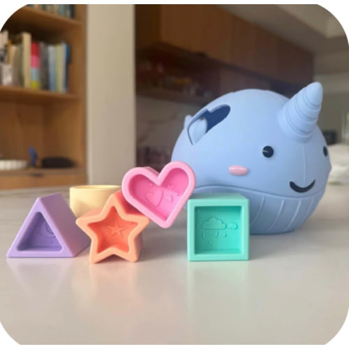 Narwhal Shape Sorter Jellystone Designs