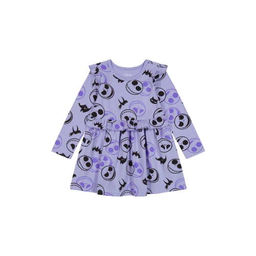 Nightmare Before Christmas Toddler Girl Printed Dress, Sizes 12M-5T