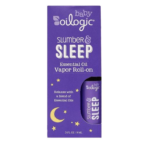Oilogic Slumber & Sleep Roll-On Essential Oil for Babies & Toddlers - Gentle Aromatherapy Essential Oils, Mess-Free Comfort & Wellness Blends - Pediatrician-Tested Safe for Baby, .3 Fl Oz