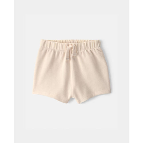 Baby Drawstring Shorts - Ivory | Carter's