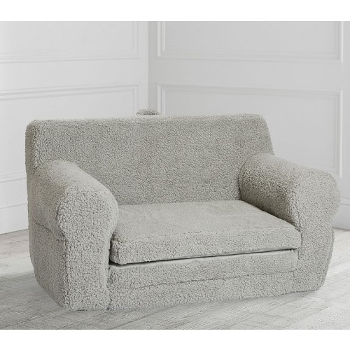 Anywhere Sofa Lounger®, Gray Sherpa