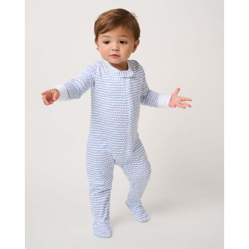Baby's Pima Romper in La Mer