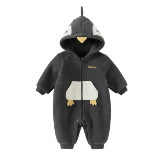 3-6 Month Dave&Bella Baby & Toddler Unisex Animal Hooded Fleece Zip-Up Romper – Dave & Bella