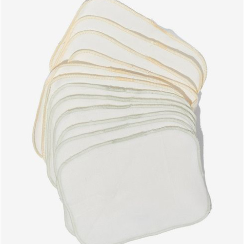 Organic Brushed Cotton Wash Cloth - Pack of 12