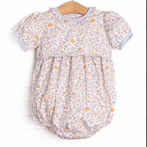 Harvest Florals Bubble, Blue – Stitchy Fish