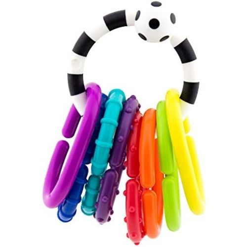 Sassy Ring O Links 9 Piece Set, Links for Stroller or Carrier Seat, 0+ Months