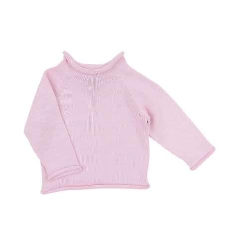 Magnolia Baby Girl Essentials Knits Pink Raglan Sweater
