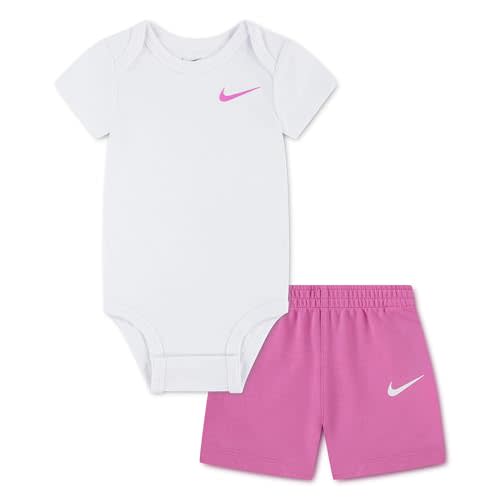 Nike Baby Essentials Bodysuit and Shorts 2-piece Outfit Set