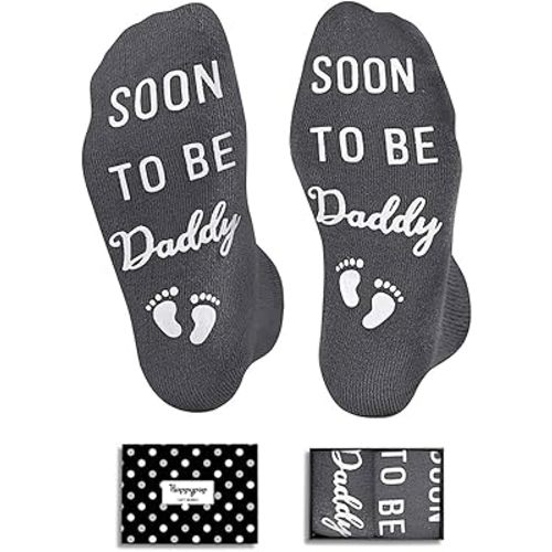 HAPPYPOP Gifts for Family Members - New Dad Gifts, Funny Dad Mom Aunt Socks