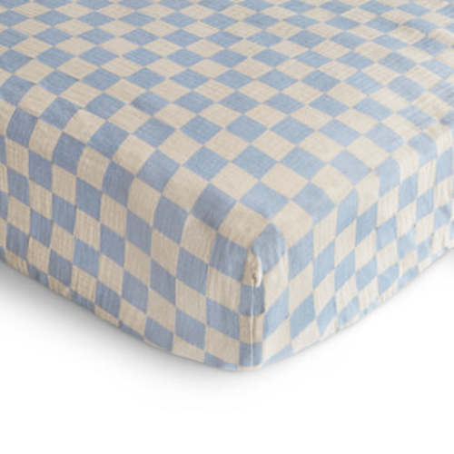 Mushie Extra Soft Muslin Crib Sheet