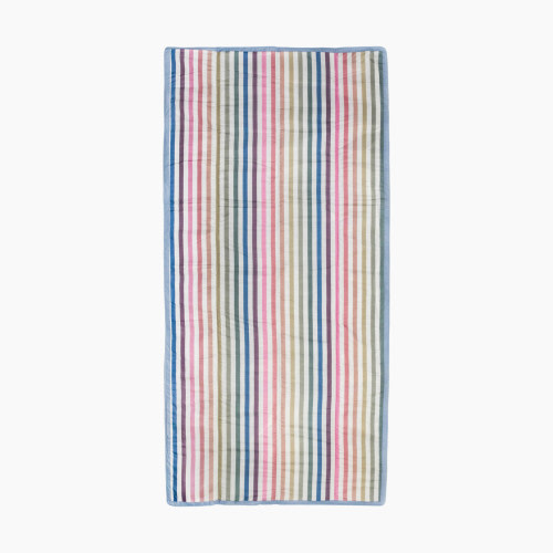 Little Unicorn Outdoor Blanket - Chroma Rugby Stripe, 5 x 10 ft