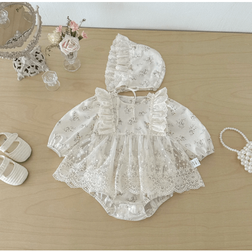 Lace Tutu Romper and Bonnet - Shop Online at Belle Baby | Belle Baby