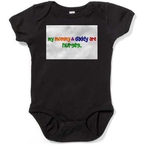 CafePress My Mommy & Daddy are Nurses Infant Bodysuit Infant Baby Bodysuit Romper