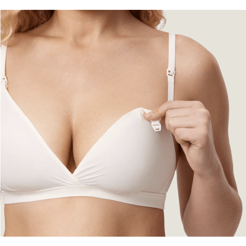 MOMANDA Women's Inbarely® Crossover Nursing Bralette