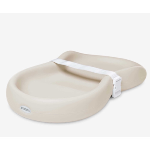 Keekaroo Peanut Changer Baby Vanilla – The Original Made in USA Easy-to-Clean Changing pad and The only Shell Over Foam, Fully Water Repellant, Wipeable Diaper pad, Wipe-Clean Changing pad