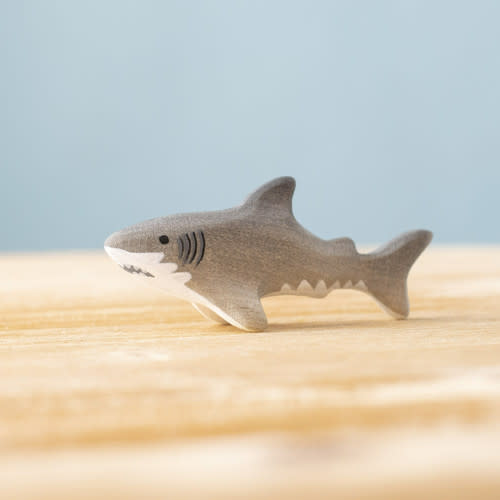 Bumbu Toys Handcrafted Wooden Baby Shark