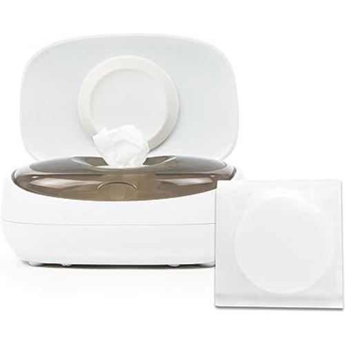 Prince Lionheart EVO Wipes Warmer with TipTop Pillow Kit, Baby Wipes Dispenser with Glow Nightlight, Patented Everfresh System of Bottom Heating, Modern Design Large Capacity