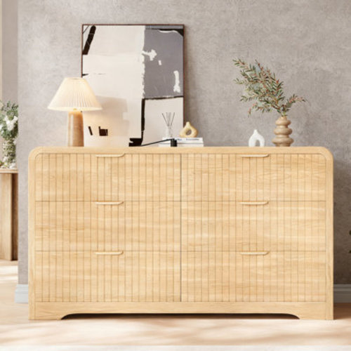 Ebern Designs 6-Drawer Dresser: Multi-Purpose Storage Chest For Home | Wayfair