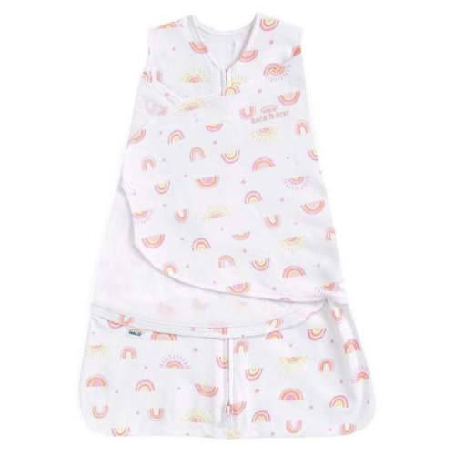 Halo - Cotton Sleepsack Swaddle - Sunshine Rainbows (1.5 Tog)