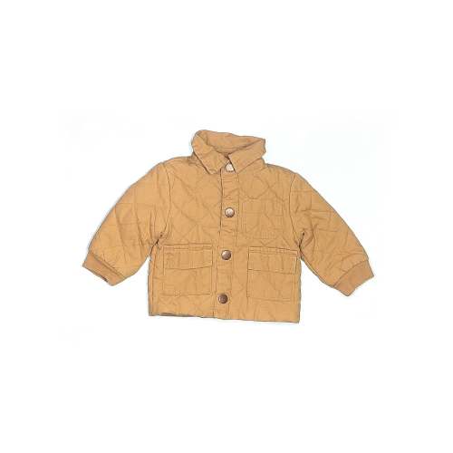 Used Baby Bgosh 100% Cotton Solid Gold Jacket 0-3 MO / 3 MO