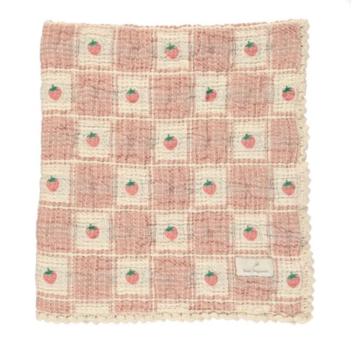 Strawberry Waffle Blanket
