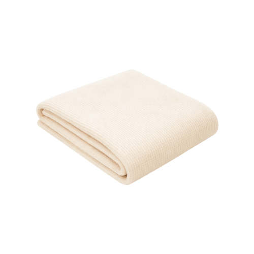 Organic Cotton Waffle Swaddle, Snow