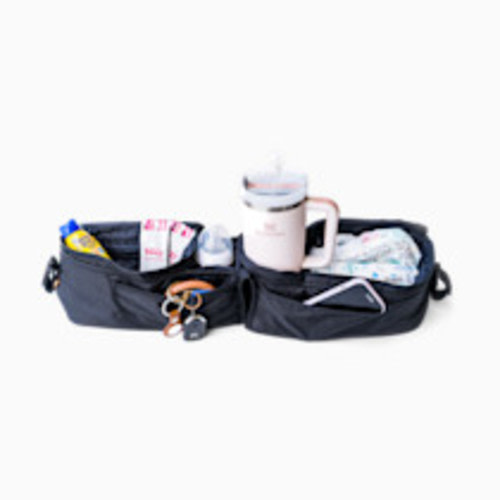 Zoe Double Stroller Organizer - Black