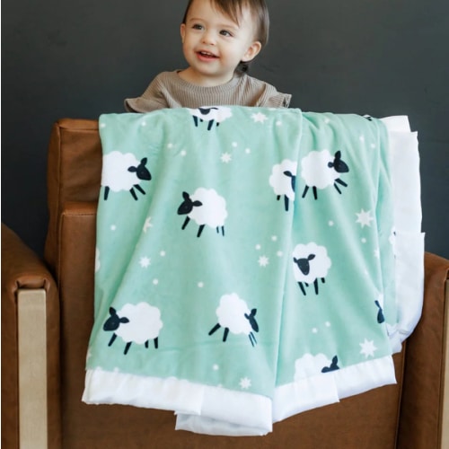 Little Sheep Plush Blanket | Minky Couture