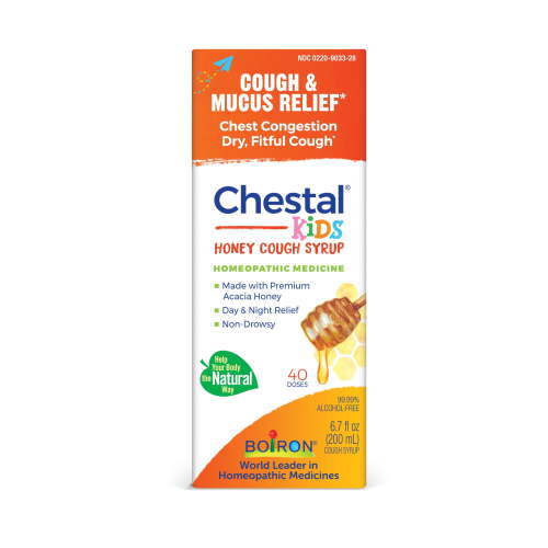 Boiron Chestal Kids Honey Cough Syrup, Homeopathic Medicine for Cough & Chest Congestion, 6.7oz