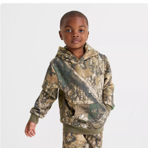 Little Kids' Jordan x Realtree Pullover Hoodie and Jogger Pants Set | Finish Line