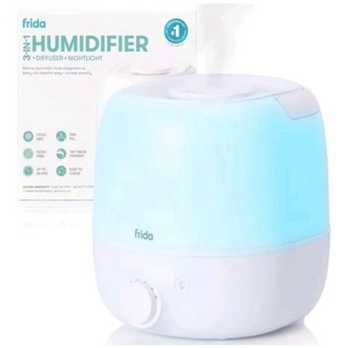 FridaBaby 3-in-1 Cool Mist Humidifier Diffuser Nightlight Auto Shut-Off