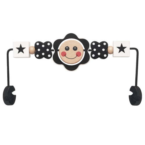 Baby Bouncer Toy Bar, Compatible with Baby Bjorn Bouncer Balance Soft & Bliss, Rotatable Wooden Toy Bar Attachment,Sensory Toy Gifts for Babies All Age