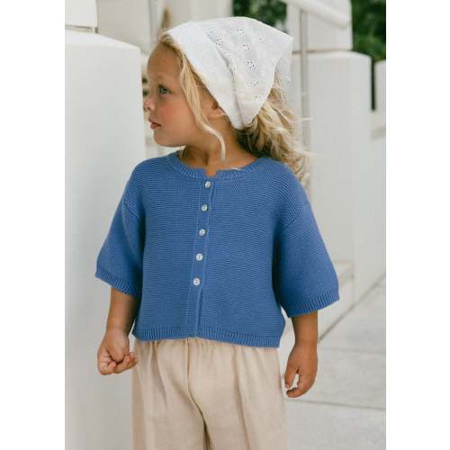 Évora Cardigan- Sea Blue – Nuvem the Label