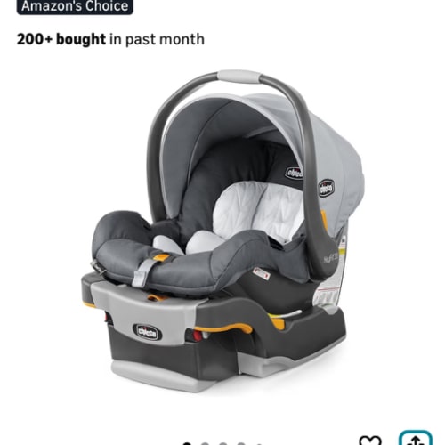 Amazon.com : Chicco KeyFit 30 ClearTex Infant Car Seat and Base, Rear-Facing Seat for Infants 4-30 lbs., Includes Infant Head and Body Support, Compatible with Chicco Strollers, Baby Travel Gear, Slate/Grey : Baby