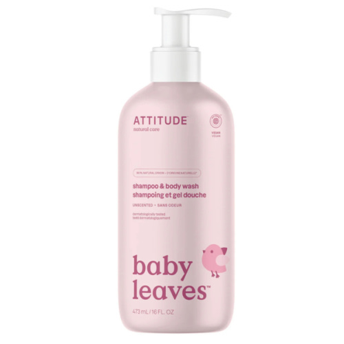 ATTITUDE Baby Leaves 2-in-1 Baby Shampoo & Body Wash