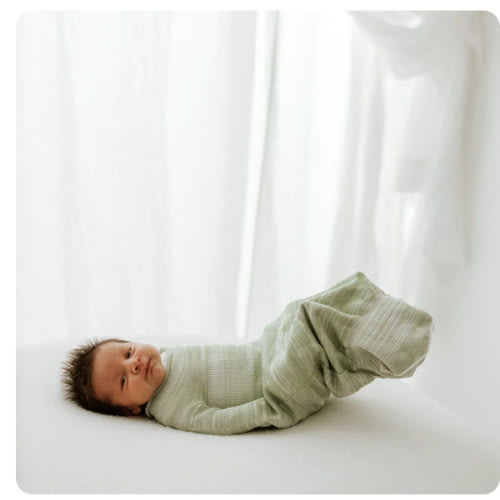 Bamboo Blend Mint Swaddle Sleep Sack – Swaddelini