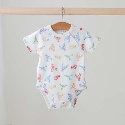 Colorful Claws Crawfish Organic Cotton Onesie