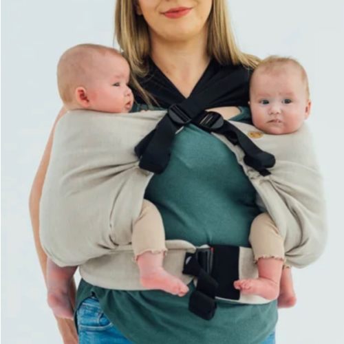 LennyTwin Carrier, Standard Size, broken-twill weave 100% cotton - PEANUT BUTTER