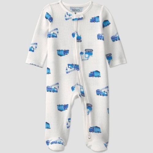 Carter's Just One You® Baby Boys' Construction Sleep N' Play - Blue/Ivory 3M