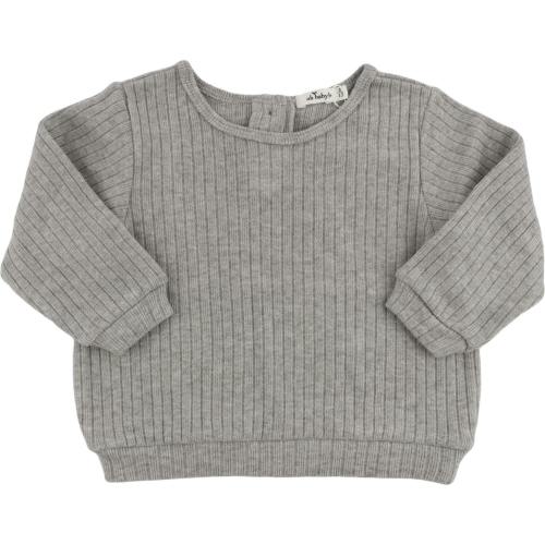 Wide Rib Fuzzy Sweater Knit Brooklyn Boxy