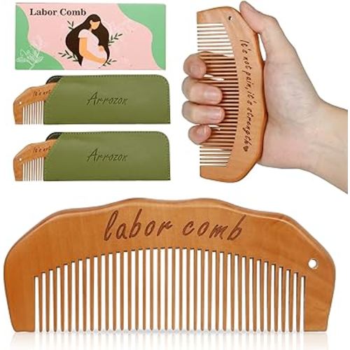 Arrozon 2 Pack Labor Comb Pregnancy Must Haves Labor and Delivery Essentials Birthing Comb Hospital Bag Essentials Pregnant Gifts