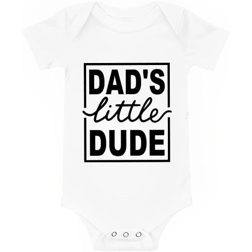 Viuluti Dad Onesie for Baby Funny Infant Boys Girls Creeper One-piece Neutral Newborn Romper Outfit Baby Bodysuits Dad