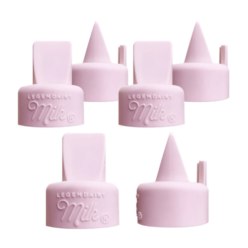 Duckbill Valves with Pull Tab - Pink - Legendairy Milk